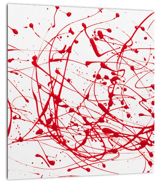 Obraz technikou Drippingu (30x30 cm)