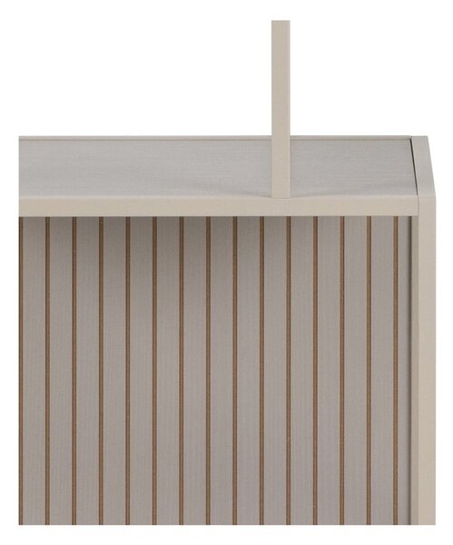 Šedá knihovna 77x185x35 cm Seaford – Actona