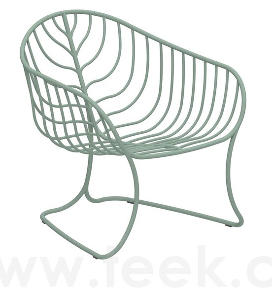 Royal Botania Nízké křeslo Folia, Royal Botania, 65x70x72 cm, nerez barva anthracite