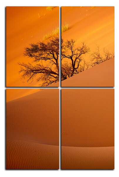 Obraz na plátně - Červené písečné duny - obdélník 7133E (90x60 cm)