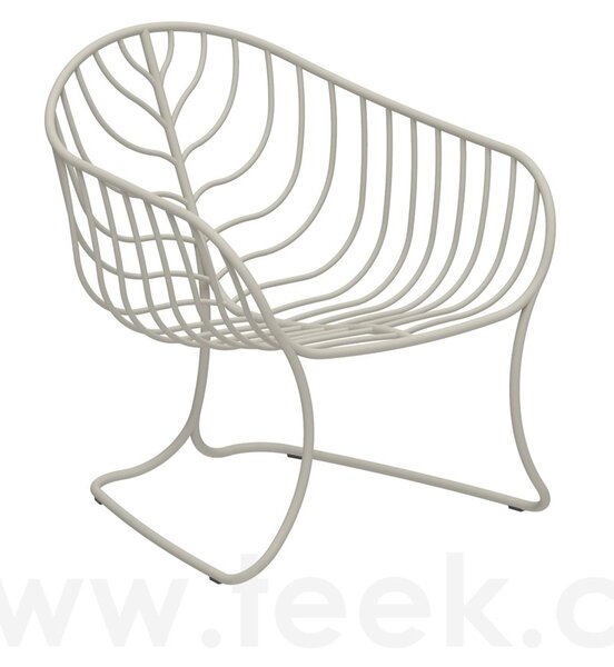 Royal Botania Nízké křeslo Folia, Royal Botania, 65x70x72 cm, nerez barva anthracite