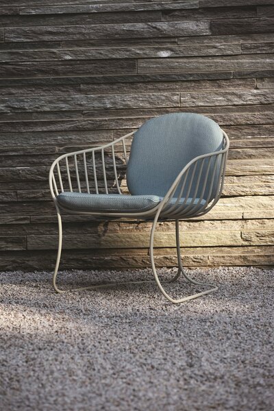 Royal Botania Nízké křeslo Folia, Royal Botania, 65x70x72 cm, nerez barva anthracite