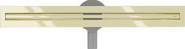 Mexen Flat 360° Slim sprchový žlab 50 cm, zlatá lesklá, 1541050