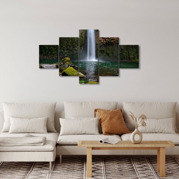 Obraz vodopádů (125x70 cm)
