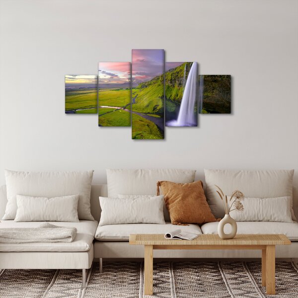 Obraz vodopádů (125x70 cm)