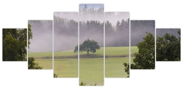 Obraz louky se stromem (210x100 cm)