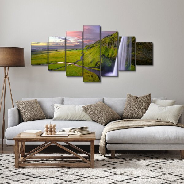Obraz vodopádů (210x100 cm)