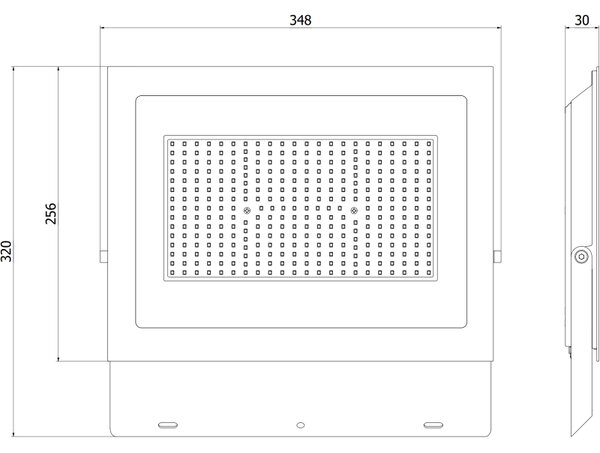 Mexen Luxpro LED reflektor, 200W, neutrální - 4000K, 18000 lm, černá - L230-200-40-70