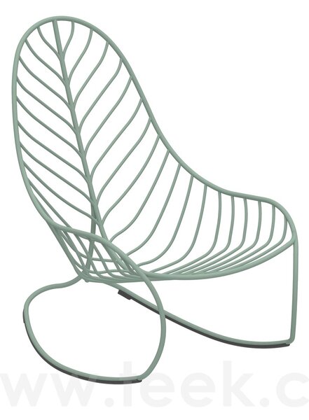 Royal Botania Houpací křeslo Folia, Royal Botania, 62,5x93x104 cm, nerez barva anthracite