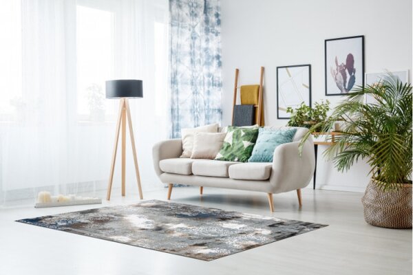 Koberec AKRYL VALS 0W9995 C69 41 Ornament sloní kost / béžový
