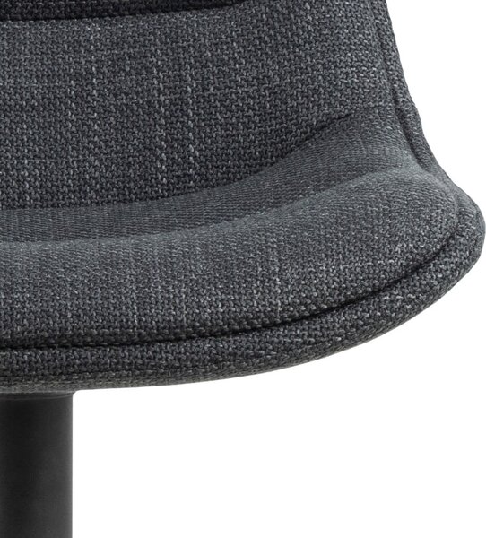 Šedá barová židle s nastavitelnou výškou (výška sedáku 65 cm) Adisa – Actona