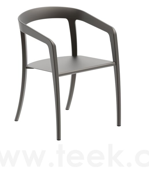 Royal Botania Jídelní křeslo Jive, Royal Botania, hliník anthracite, bez sedáku