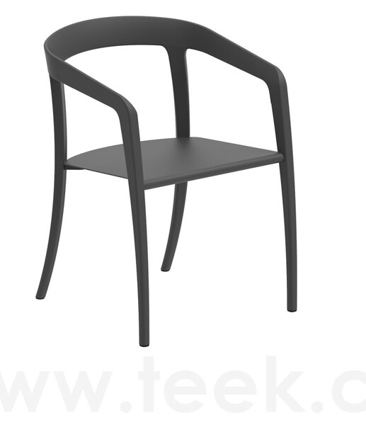 Royal Botania Jídelní křeslo Jive, Royal Botania, hliník anthracite, bez sedáku
