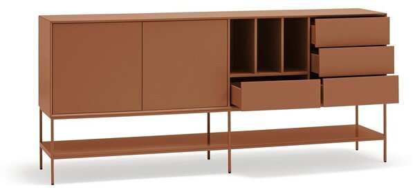 Komoda v cihlové barvě 220x98x45 cm Platt – Teulat