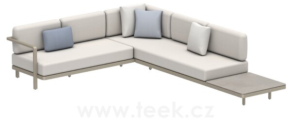 Royal Botania Sedací sestava Alura Lounge SET 10 B, Royal Botania, 325x250 cm, rám hliník anthracite, bez sedáků a stolové desky