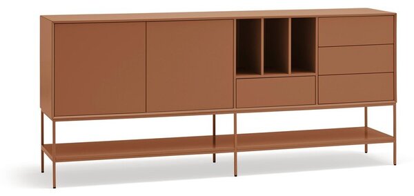 Komoda v cihlové barvě 220x98x45 cm Platt – Teulat