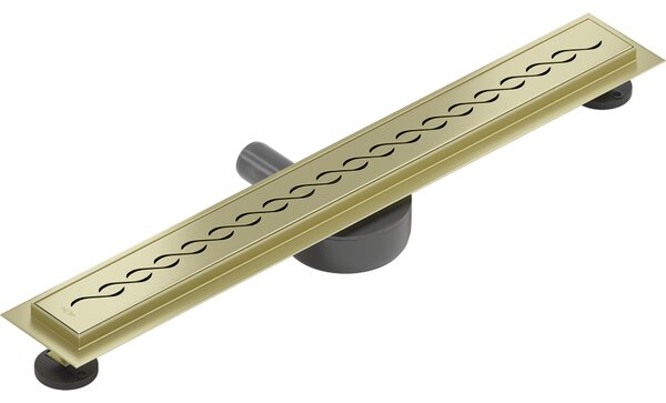 Mexen Flat 360° M18 sprchový žlab 50 cm, zlatá matná, 1A23050-40