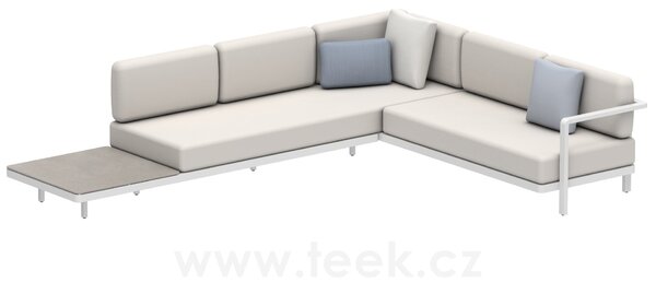 Royal Botania Sedací sestava Alura Lounge SET 10 B, Royal Botania, 325x250 cm, rám hliník anthracite, bez sedáků a stolové desky