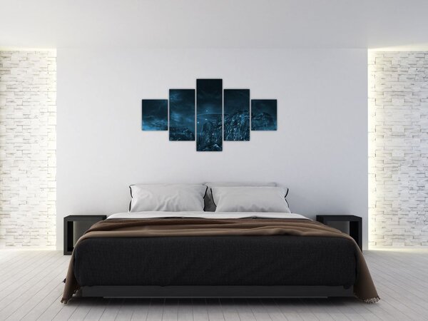 Obraz - Mimozemská mise (125x70 cm)