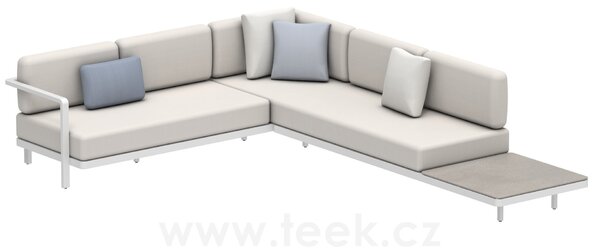 Royal Botania Sedací sestava Alura Lounge SET 10 B, Royal Botania, 325x250 cm, rám hliník anthracite, bez sedáků a stolové desky