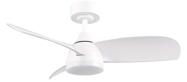 Trio Leuchten R62732131 HELSINKI - Stropní LED bílý ventilátor s dálkovým ovladačem, LED 20W, 2700-6000K, Ø 90cm (LED stropní ventilátor stmívatelný ovladačem s možností změny barvy světla)