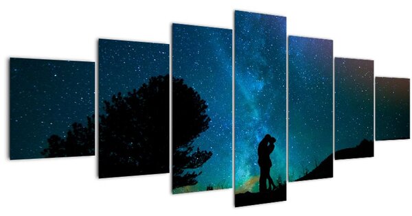 Obraz - Setkání pod hvězdami (210x100 cm)