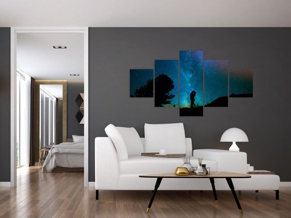 Obraz - Setkání pod hvězdami (125x70 cm)