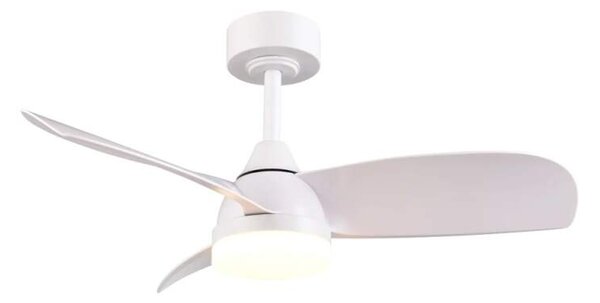Trio Leuchten R62732131 HELSINKI - Stropní LED bílý ventilátor s dálkovým ovladačem, LED 20W, 2700-6000K, Ø 90cm (LED stropní ventilátor stmívatelný ovladačem s možností změny barvy světla)