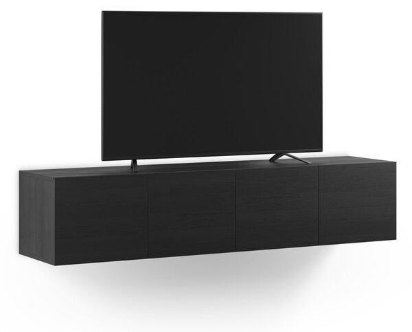 Černý TV stolek 180x38x35 cm Daroca – Marckeric