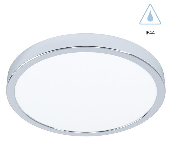 Eglo 99266 FUEVA 5 IP44 - LED stropní koupelnové svítidlo Ø 28,5cm, 20W, 3000K, IP44, chrom (Přisazené nízké stropní úsporné svítidlo)