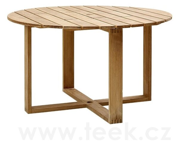 Cane-line Jídelní stůl Endless, Cane-line, kulatý 130x74 cm, teak