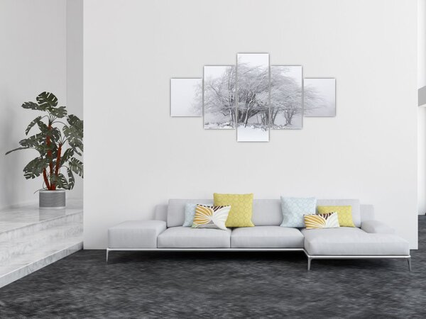 Obraz - Bílá zima (125x70 cm)
