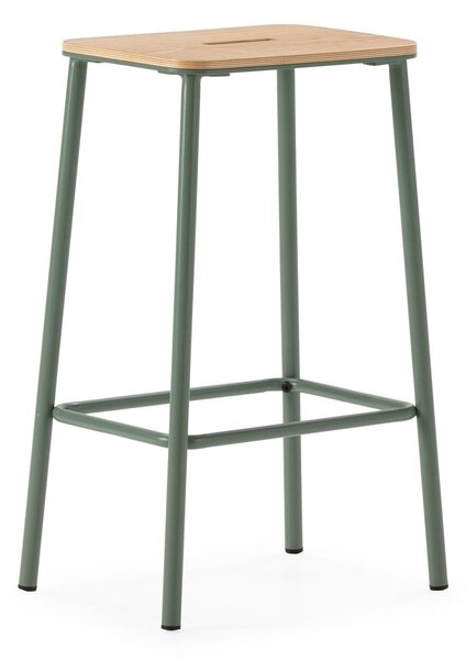 Zelené barové stoličky v sadě 2 ks (výška sedáku 65 cm) Abba – Marckeric
