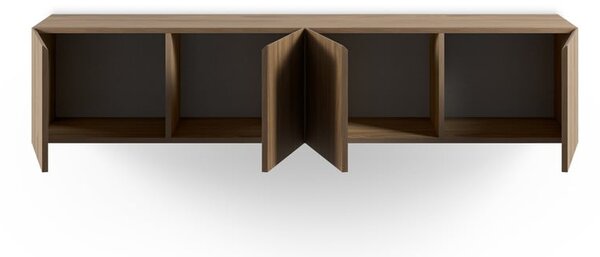 TV stolek v dekoru dubu v přírodní barvě 180x38x35 cm Daroca – Marckeric