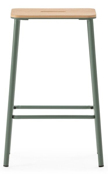 Zelené barové stoličky v sadě 2 ks (výška sedáku 65 cm) Abba – Marckeric