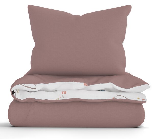 MK Lůžkoviny Francouzské bavlněné povlečení Renforcé - Ptáčci 220 × 200 cm, 2ks 70 x 90 cm
