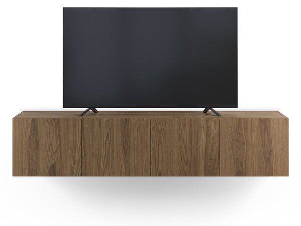 TV stolek v dekoru dubu v přírodní barvě 180x38x35 cm Daroca – Marckeric