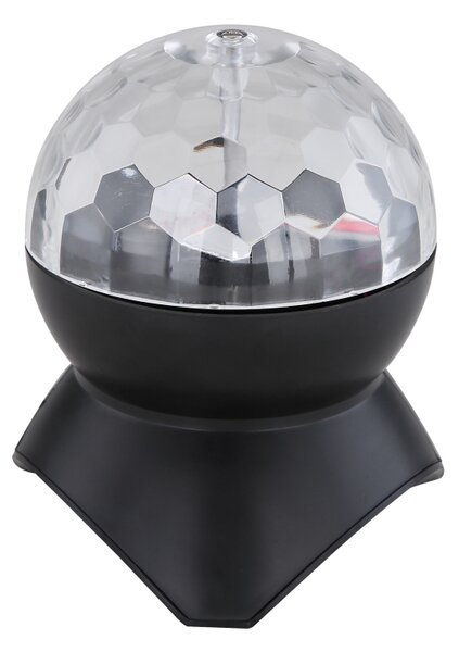 Globo 28051 VELI - Dekorativní stolní DISCO RGB lampička s 3W bluetooth reproduktorem (Stolní lampička s reproduktorem)