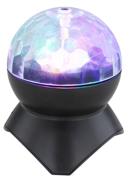 Globo 28051 VELI - Dekorativní stolní DISCO RGB lampička s 3W bluetooth reproduktorem (Stolní lampička s reproduktorem)