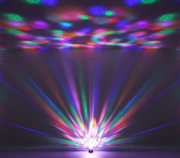 Globo 28051 VELI - Dekorativní stolní DISCO RGB lampička s 3W bluetooth reproduktorem (Stolní lampička s reproduktorem)