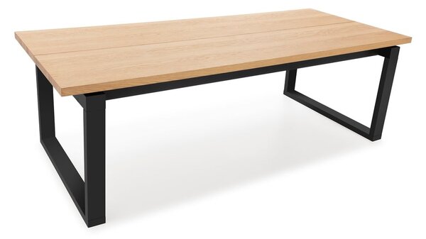 Jídelní stůl s deskou v dubovém dekoru 100x220 cm Rina – Marckeric