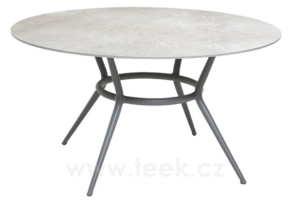 Cane-line Rám pro jídelní stůl Joy, Cane-line, kulatý 110x72 cm, rám hliník barva lava grey