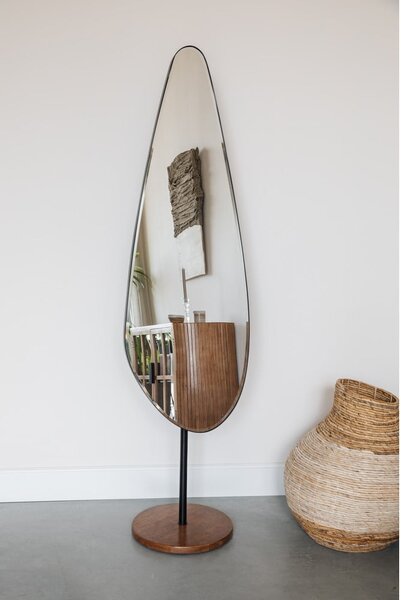 Stojací zrcadlo 40x135 cm Dropz – White Label