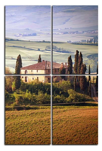Obraz na plátně - Italská venkovská krajina - obdélník 7156D (90x60 cm)
