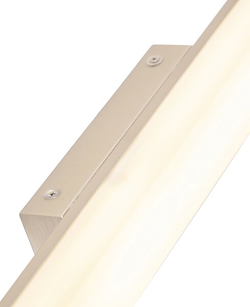 Moderní nástěnná lampa do koupelny ocel 92 cm IP44 - Cascada