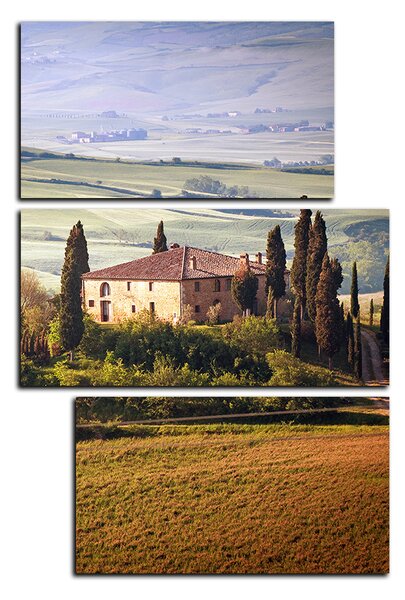 Obraz na plátně - Italská venkovská krajina - obdélník 7156C (105x70 cm)