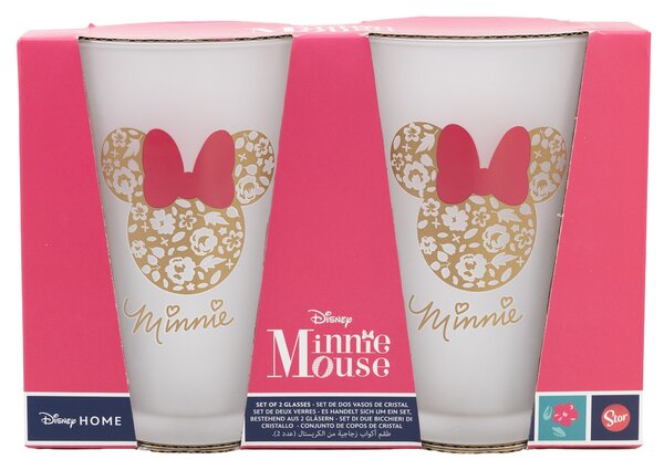 Set sklenic, 2ks, 480ml, Stor, Minnie Mouse