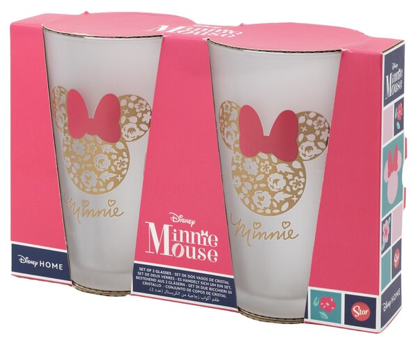 Set sklenic, 2ks, 480ml, Stor, Minnie Mouse