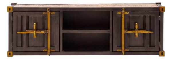Sob nábytek - Kovový TV stolek 152 cm Oslo mango - A2605