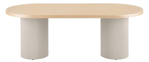 Jídelní stůl s deskou v dekoru jasanového dřeva 100x220 cm Solva – House Nordic